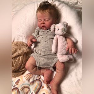 Johnnie, 20”, sculpted and poured by Ina Volprich, full body soft silicone